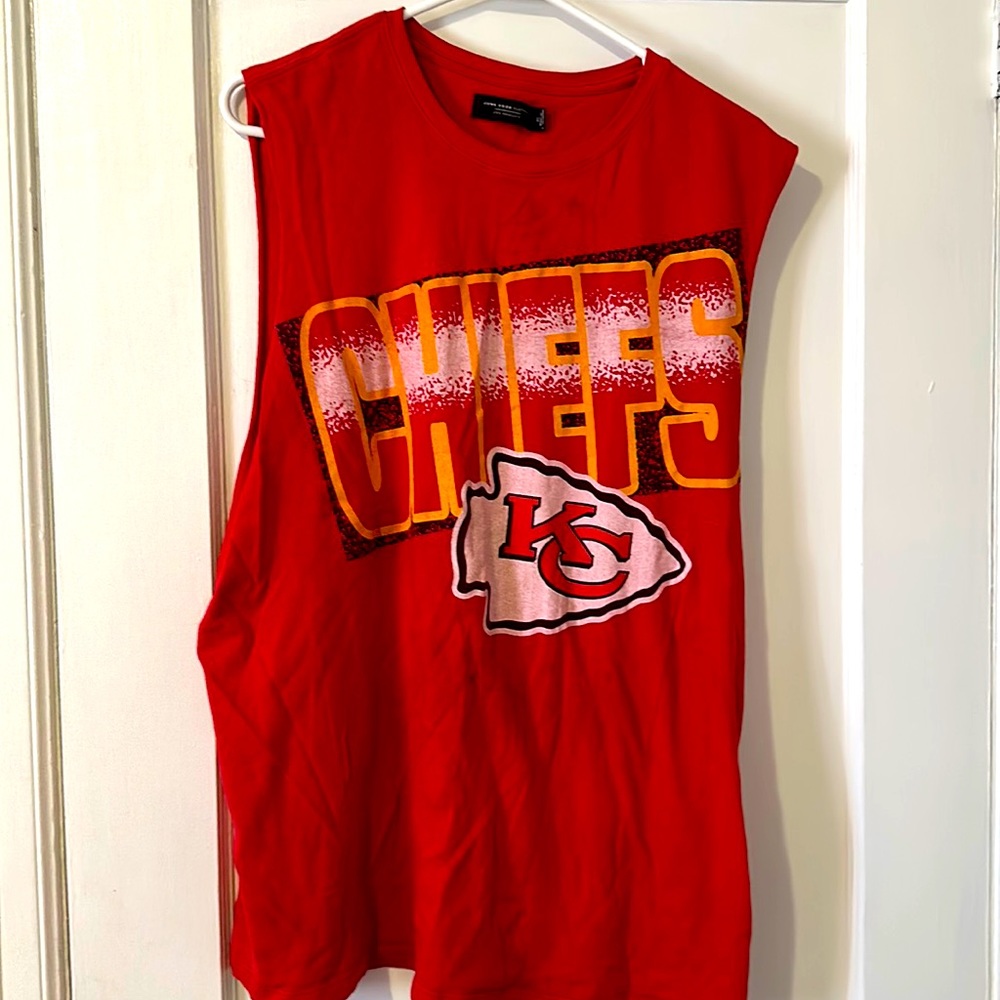 Kansas City Chiefs men’s sleeveless tee size extra large